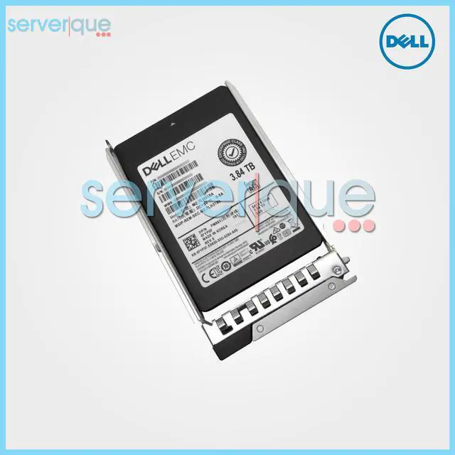Alt view image 3 of 4 - Dell FYP5F 3.84 TB Read Intensive SATA 2.5-Inch Solid State Drive - 6 Gbps - TLC - For PowerEdge 14G Server