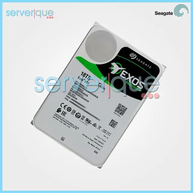 Alt view image 3 of 10 - Seagate ST18000NM004J Exos X18 ST18000NM004J 18 TB Hard Drive - Internal - SAS (12Gb/s SAS)