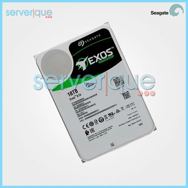 Alt view image 4 of 10 - Seagate ST18000NM004J Exos X18 ST18000NM004J 18 TB Hard Drive - Internal - SAS (12Gb/s SAS)