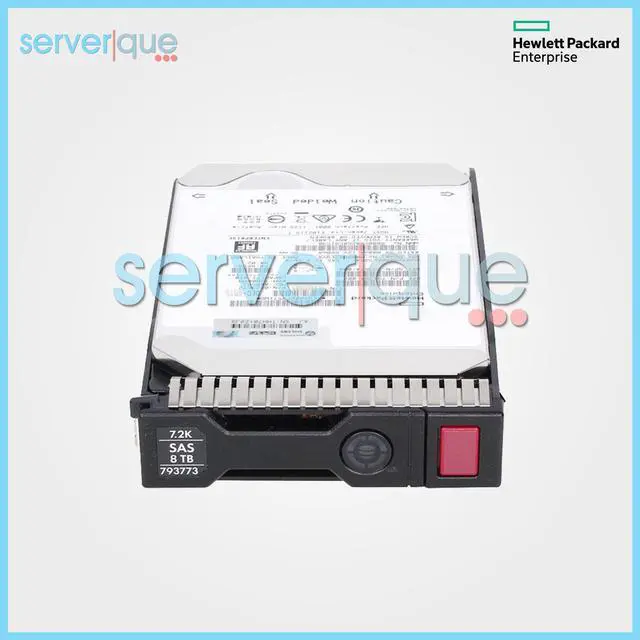 Main image of 793703-B21 HP 8TB 7.2K 12Gbps SAS 3.5" MDL Smart Carrier Internal HDD 793773-001