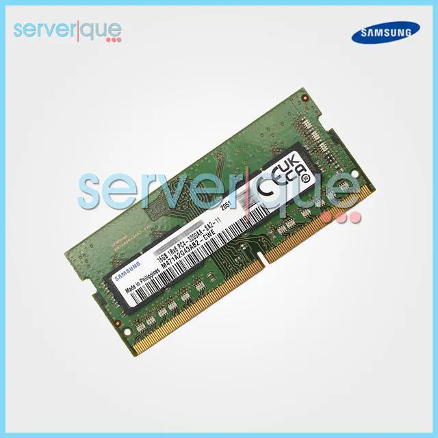 Alt view image 6 of 6 - Samsung M471A2G43AB2-CWE 16GB Memory Module - DDR4 - 3200 MHz - 260-Pin - SODIMM - Non-ECC - 2Rx8 - 1.2 Volts
