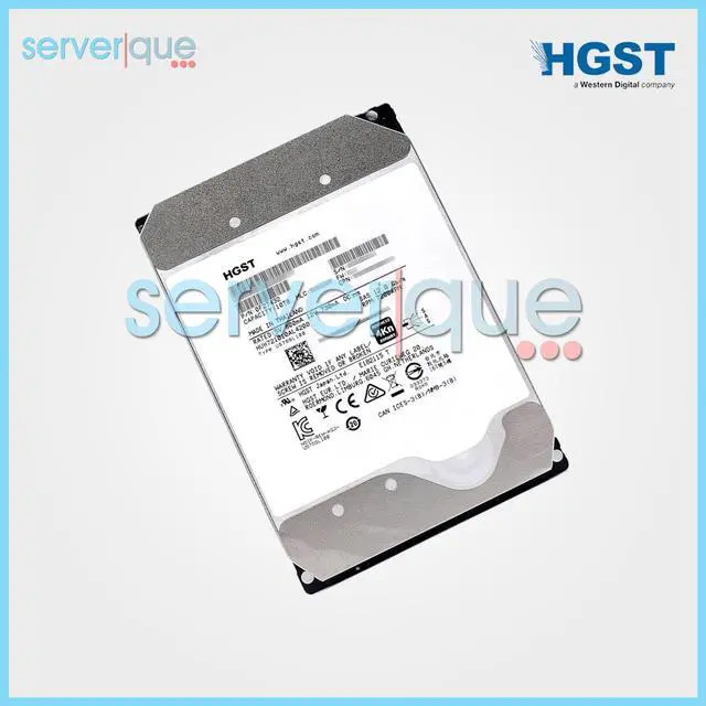 Alt view image 3 of 3 - HGST HUH721010AL4200 Ultrastar 10TB 7.2K 6Gbps 4Kn 3.5" SAS Internal Hard Drive