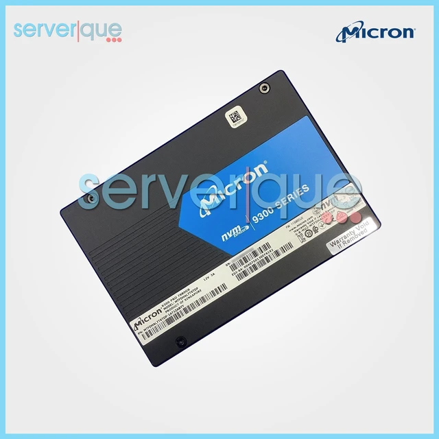 Alt view image 3 of 3 - MTFDHAL7T6TDP Micron 9300 Pro 7.68TB TLC PCI-e 3.0 x4 NVMe U.2 2.5" Internal SSD