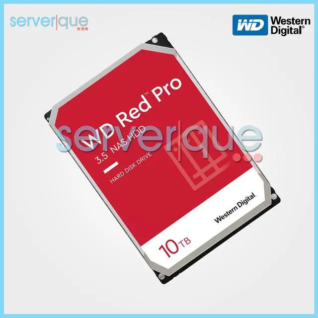 Alt view image 5 of 6 - Western WD102KFBX Digital Red Pro WD102KFBX 10 TB Hard Drive - 3.5" Internal - SATA (SATA/600) - Conventional Magnetic Recording (CMR) Method