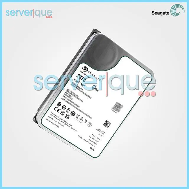 Alt view image 2 of 3 - Seagate ST20000NM007D Exos X20 20TB 6Gbps 7.2K SATA 3.5" 4Kn Internal Hard Drive