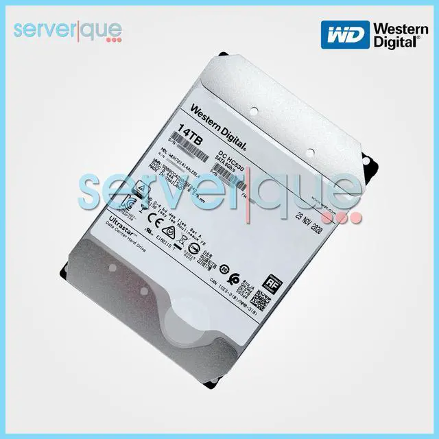 Alt view image 2 of 3 - WD Ultrastar DC HC530 14TB 7.2K SATA 6Gbps 512MB 3.5" WUH721414ALE6L4 Hard Drive