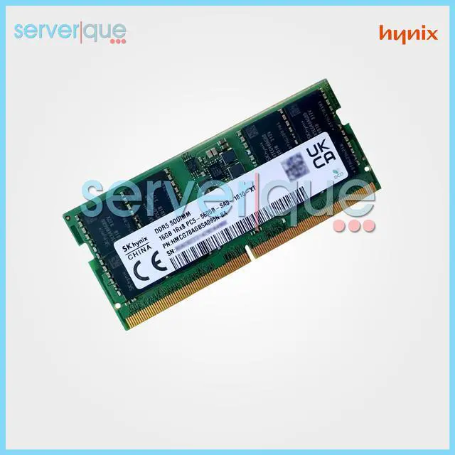 Alt view image 3 of 3 - HMCG78AGBSA095N Hynix 16GB PC5-44800 DDR5-5600MHz NON-ECC Single Rank Memory
