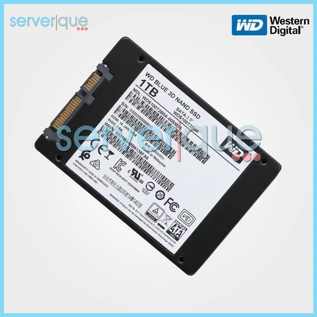 Alt view image 2 of 3 - WDS100T2B0A Western Digital Blue 3D Nand 1TB TLC SATA 6Gbps 2.5" Internal SSD