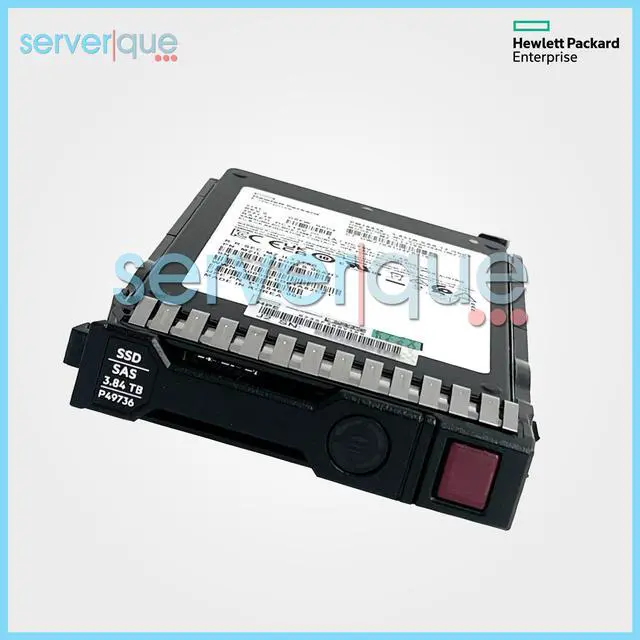 Alt view image 2 of 3 - HPE P49034-B21 3.84TB 12Gbps 2.5" SAS SC Read Intensive Internal P49736-001 SSD