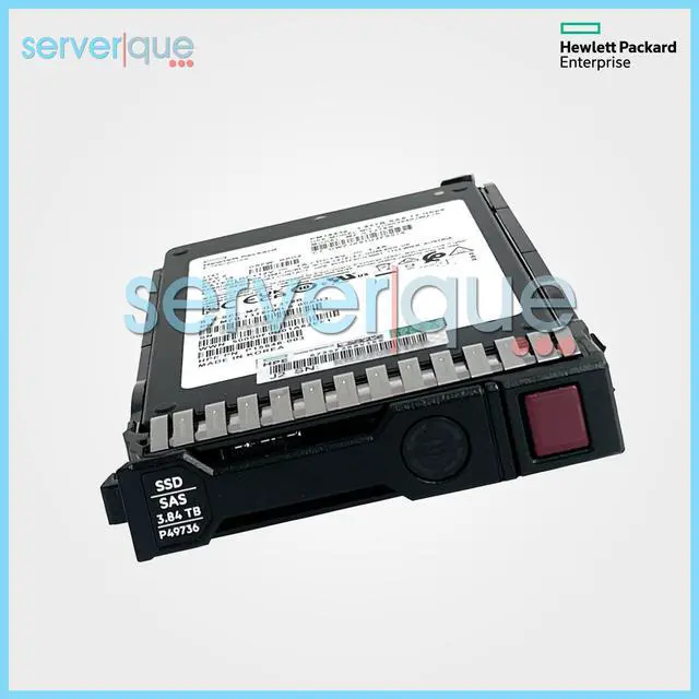 Alt view image 3 of 3 - HPE P49034-B21 3.84TB 12Gbps 2.5" SAS SC Read Intensive Internal P49736-001 SSD