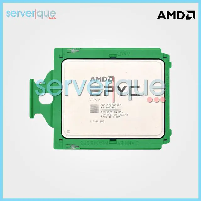 Alt view image 2 of 4 - AMD 100-000000080 EPYC 7252 3.1GHz 8-Core Processor
