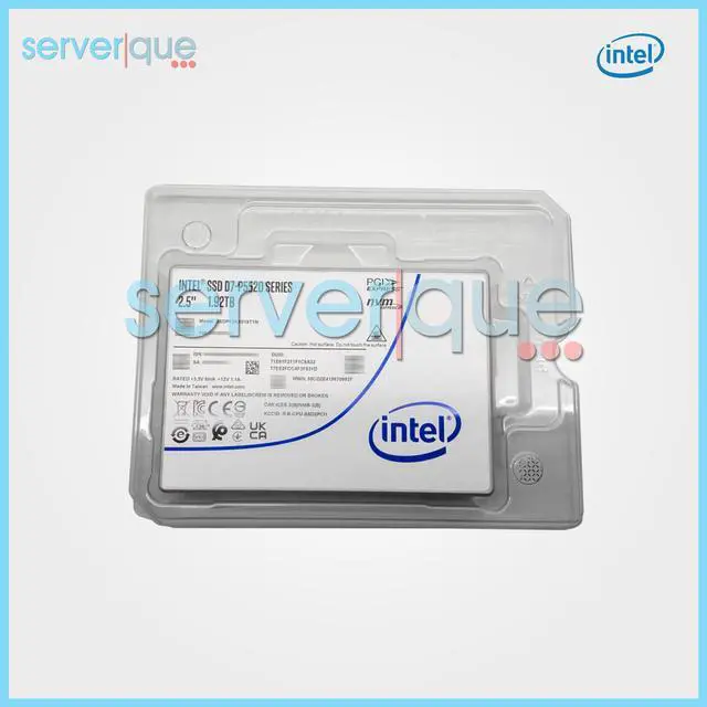 Alt view image 3 of 3 - SSDPF2KX019T1M Intel D7-P5520 1.92TB U.2 PCIe 4.0 NVMe TLC 2.5" Internal SSD