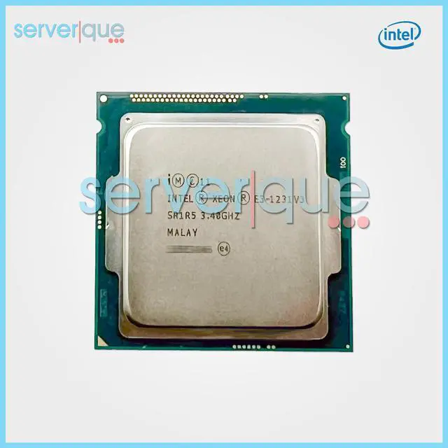 Alt view image 7 of 9 - INTEL Sr1R5  Xeon Quadcore E31231V3 3.4Ghz 8Mb L3 Cache 5Gt S Dmi2 Speed Socket Fclga1150 22Nm 80W Processor Only