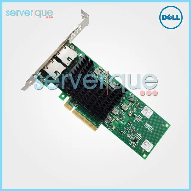Alt view image 3 of 4 - Dell 1WYFT Intel X710-T2L Dual Port 10GbE Base-T PCIe Adapter