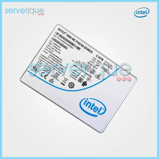 Alt view image 2 of 3 - Intel SSDPE2KX010T8 DC P4510 1TB 2.5" TLC PCI-e 3.1 x4 NVMe Solid State Drive