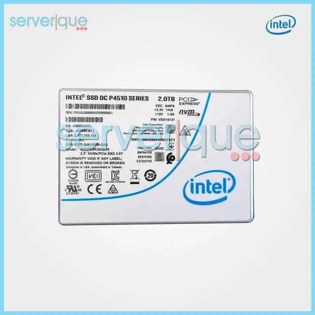Main image of Intel SSDPE2KX010T8 DC P4510 1TB 2.5" TLC PCI-e 3.1 x4 NVMe Solid State Drive