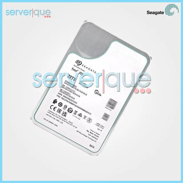 Alt view image 6 of 7 - Seagate Exos X22 22TB SATA 6Gb/s 3.5" Enterprise Hard Drive - ST22000NM001E