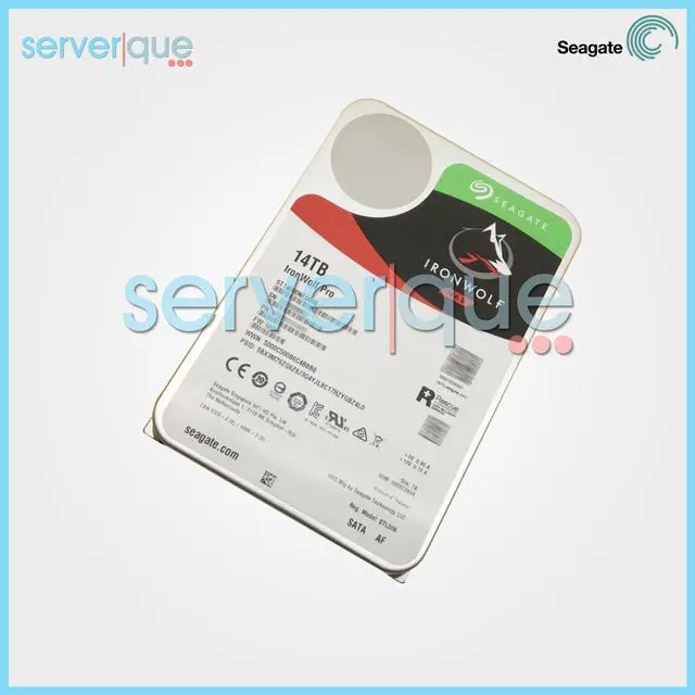 Alt view image 6 of 6 - Seagate ST14000NE0008 IronWolf Pro ST14000NE0008 14 TB Hard Drive - 3.5" Internal - SATA (SATA/600) - Conventional Magnetic Recording (CMR) Method