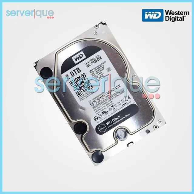 Alt view image 3 of 3 - Western Digital WD2003FZEX Black 2TB 7200RPM SATA 6Gbps 64MB 3.5" Hard Drive