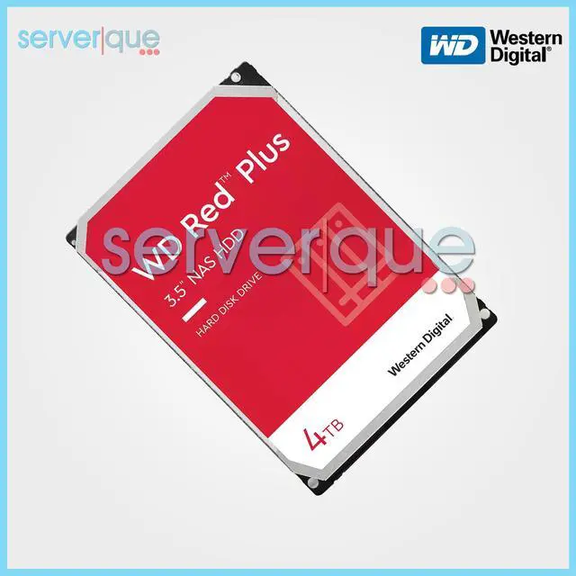Alt view image 6 of 7 - Western Digital 4TB WD Red Plus NAS Internal HDD 5400 RPM SATA 6 3.5" -WD40EFPX