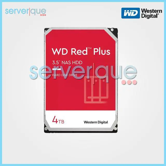 Alt view image 5 of 7 - Western Digital 4TB WD Red Plus NAS Internal HDD 5400 RPM SATA 6 3.5" -WD40EFPX
