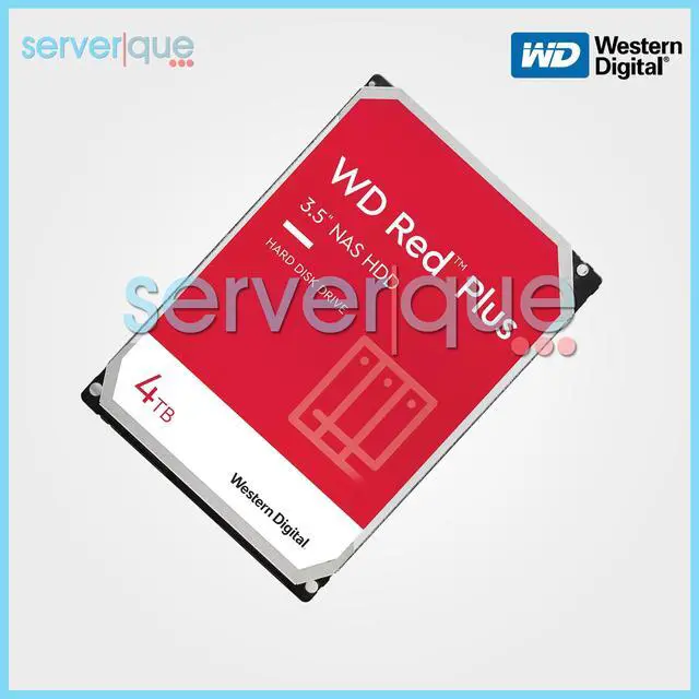 Alt view image 7 of 7 - Western Digital 4TB WD Red Plus NAS Internal HDD 5400 RPM SATA 6 3.5" -WD40EFPX