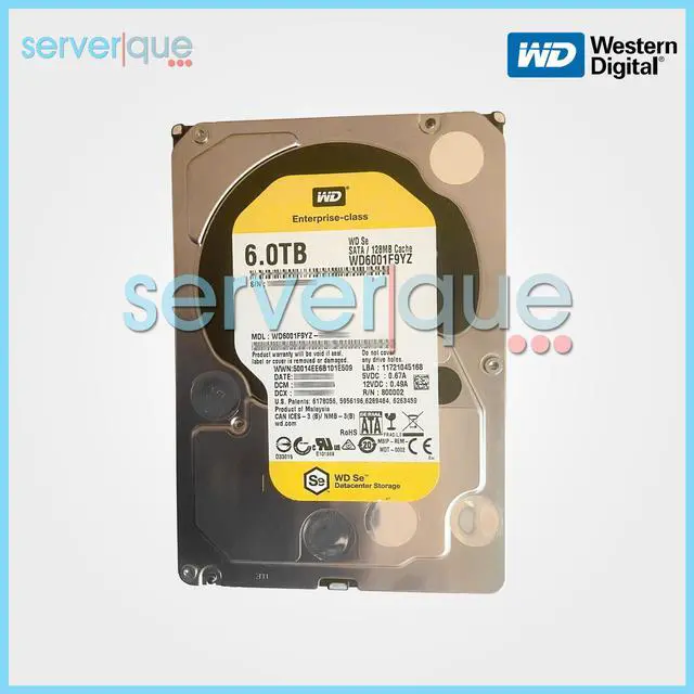 Alt view image 6 of 8 - Western Digital  With Standard Mfg Warranty. Wd Se 6Tb Sata6Gbps 7200Rpm 128Mb Buffer 3.5Inch Internal Hard Disk Drive