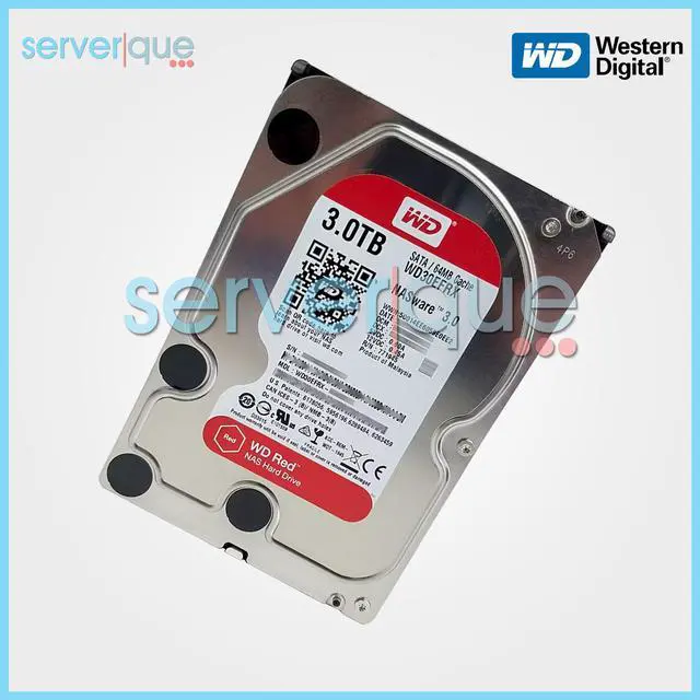 Alt view image 2 of 3 - Western Digital WD30EFRX 3TB SATA 6Gbps 5400RPM 64MB 3.5" Internal Hard Drive