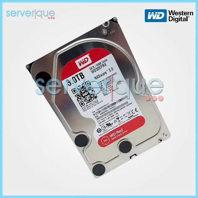 Alt view image 3 of 3 - Western Digital WD30EFRX 3TB SATA 6Gbps 5400RPM 64MB 3.5" Internal Hard Drive