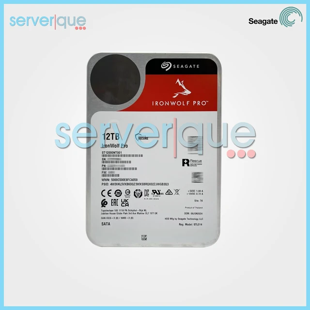 Alt view image 3 of 3 - ST12000NT001 Seagate IronWolf 12TB 7200RPM SATA 6Gbp/s 256MB 3.5" Hard Drive