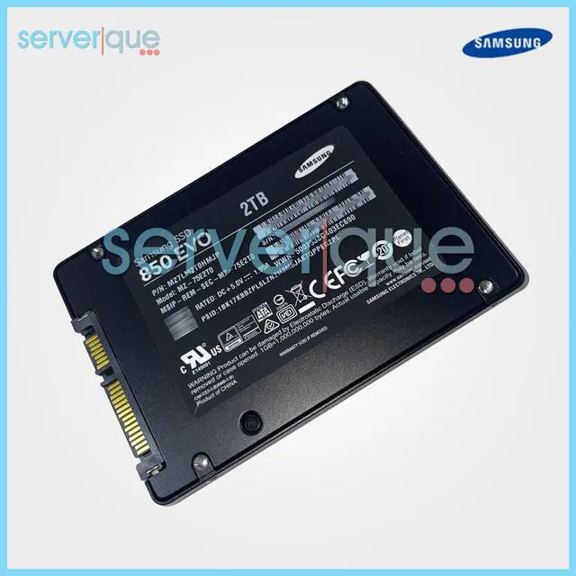 Alt view image 3 of 3 - Samsung MZ-75E2T0B/AM 850 EVO Series 2TB SATA 6Gbps 2.5" Internal SSD
