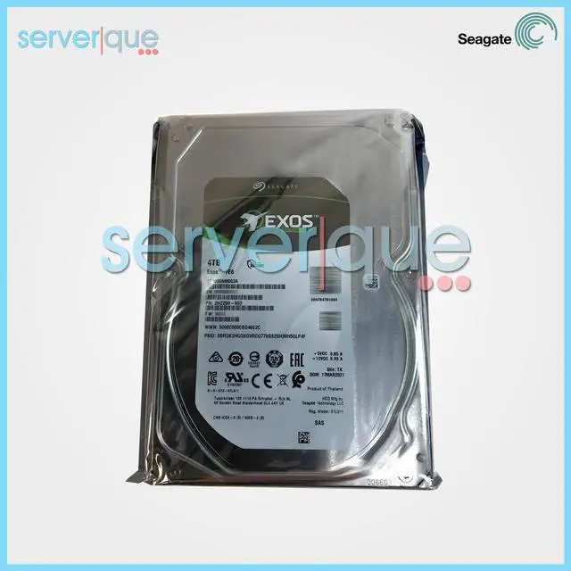 Main image of ST4000NM003A Seagate Exos 7E8 4TB 7.2K RPM SAS 12Gbps 3.5" 256MB HDD