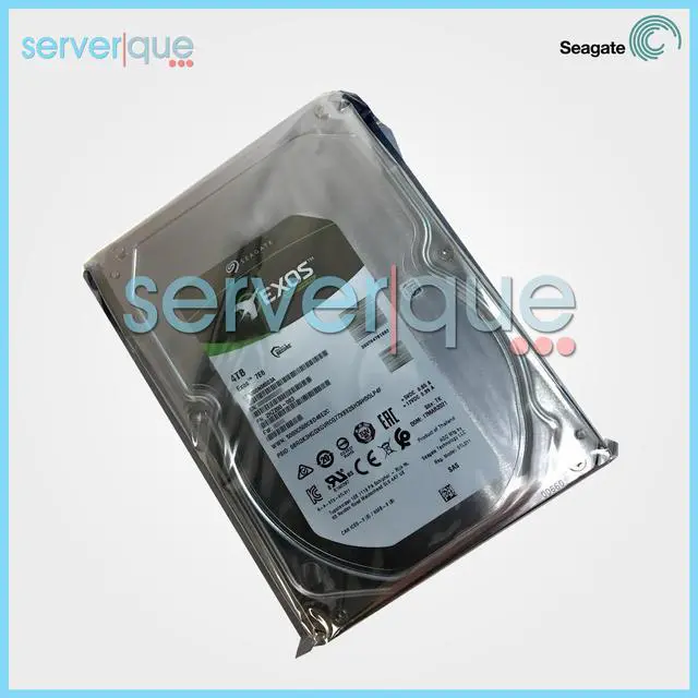 Alt view image 3 of 3 - ST4000NM003A Seagate Exos 7E8 4TB 7.2K RPM SAS 12Gbps 3.5" 256MB HDD