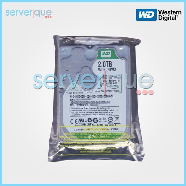 WesternDigital 2TB 2.5in SATA Hard Drive WD20NPVX