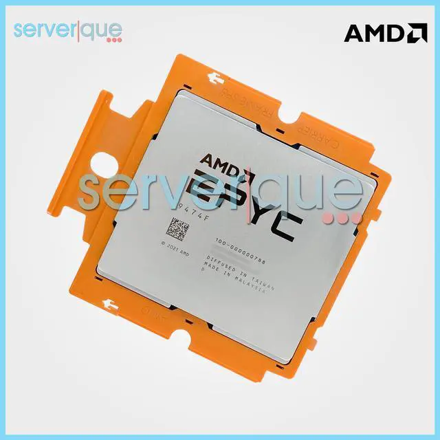 Alt view image 3 of 3 - AMD EPYC GENOA 9474F 48-Core 3.60GHz Processor 100-000000788 "NO VENDOR LOCKED"