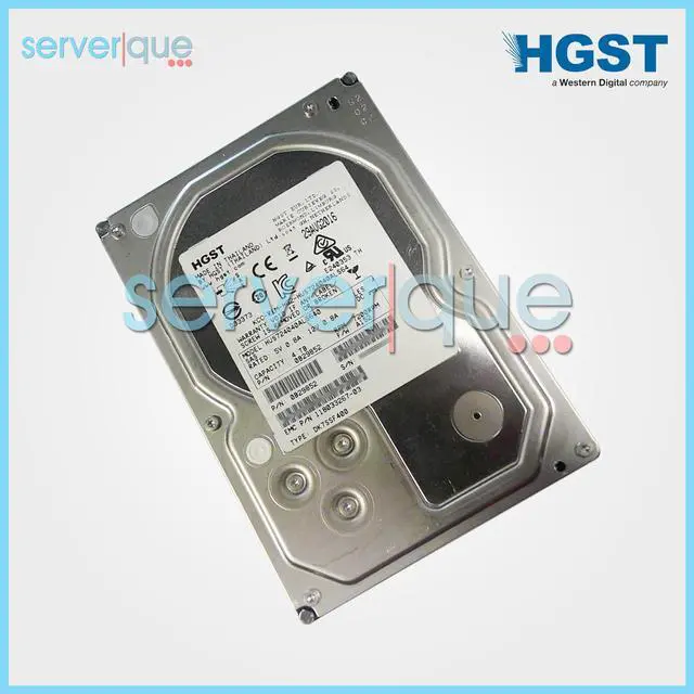Alt view image 4 of 4 - HGST HUS724040ALS640 Ultrastar 7K4000 HUS724040ALS640 4 TB Hard Drive - 3.5" Internal - SAS (6Gb/s SAS)