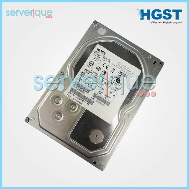 Alt view image 3 of 4 - HGST HUS724040ALS640 Ultrastar 7K4000 HUS724040ALS640 4 TB Hard Drive - 3.5" Internal - SAS (6Gb/s SAS)