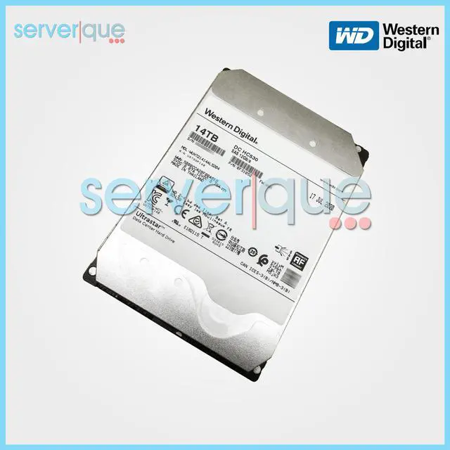 Alt view image 2 of 3 - Western Digital WUH721414AL5204 14TB SAS 12Gbps 7200RPM 512MB 3.5" Internal HDD