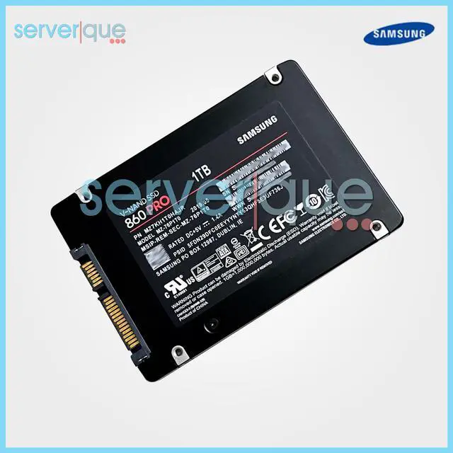 Alt view image 3 of 3 - MZ-76P1T0 Samsung 860 PRO Series 1TB SATA 2.5" Solid State Drive MZ7KH1T0HAJR