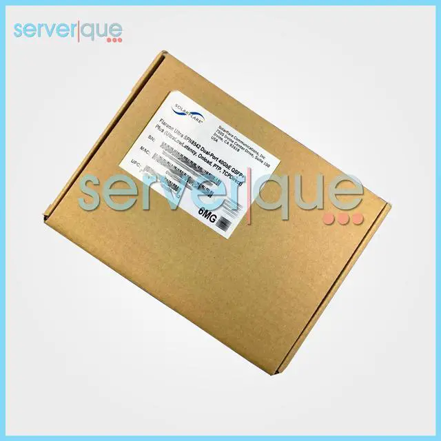 Alt view image 2 of 3 - SFN8542-PLUS Solarflare 40Gbe Dual Port PCI-e x16 QSFP+ Server Adapter SEALED
