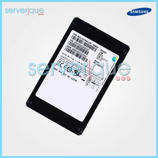 Alt view image 2 of 3 - MZ-ILS3T80 Samsung PM1633 3.84TB SAS 12Gbps 2.5" Internal SSD MZILS3T8HCJM