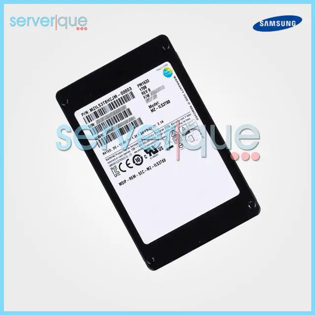 Alt view image 3 of 3 - MZ-ILS3T80 Samsung PM1633 3.84TB SAS 12Gbps 2.5" Internal SSD MZILS3T8HCJM