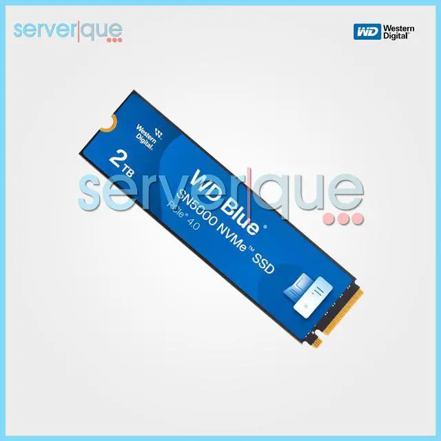Alt view image 3 of 3 - Western Digital Blue SN5000 2TB PCI-e 4.0 x4 NVMe M.2 WDS200T4B0E Internal SSD