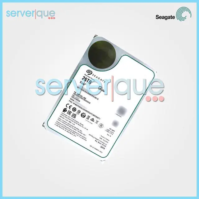 Alt view image 3 of 3 - ST26000NM000C Seagate Exos CMR 26TB 6Gbps 7.2K SATA 3.5" 4Kn Internal Hard Drive