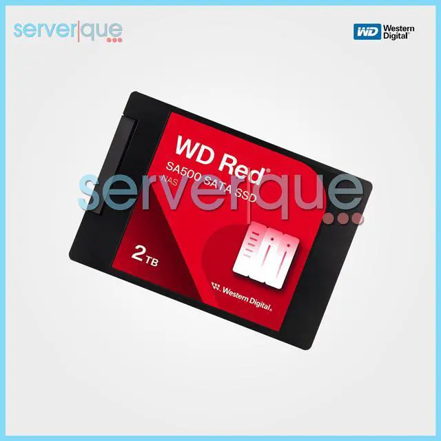 Alt view image 2 of 3 - Western Digital Red SA500 2TB SATA 6Gbs 2.5" Solid State Drive