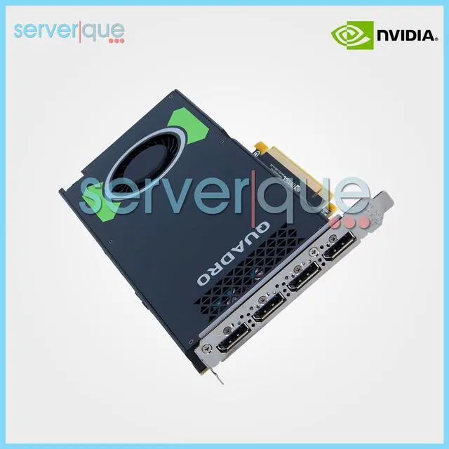 Alt view image 3 of 3 - HP NVIDIA Quadro M4000 8GB 4X DP GDDR5 PCIe 3.0 x16 High-Performance GPU