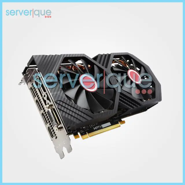 Alt view image 2 of 3 - XFX Radeon RX 580 8GB GDDR5 PCIe 3.0 x16 Graphics Card with Dual Fan Cooling