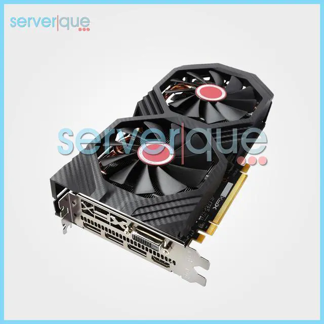 Alt view image 3 of 3 - XFX Radeon RX 580 8GB GDDR5 PCIe 3.0 x16 Graphics Card with Dual Fan Cooling