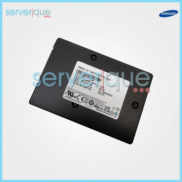 Main image of Samsung MZ-QLB7T6B PM983a 7.68TB PCI e 3.0 x4 NVMe 2.5 Internal SSD MZQLB7T6HALA