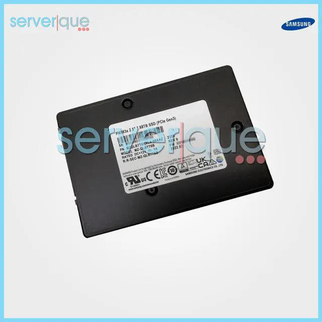 Alt view image 2 of 3 - Samsung MZ-QLB7T6B PM983a 7.68TB PCI e 3.0 x4 NVMe 2.5 Internal SSD MZQLB7T6HALA